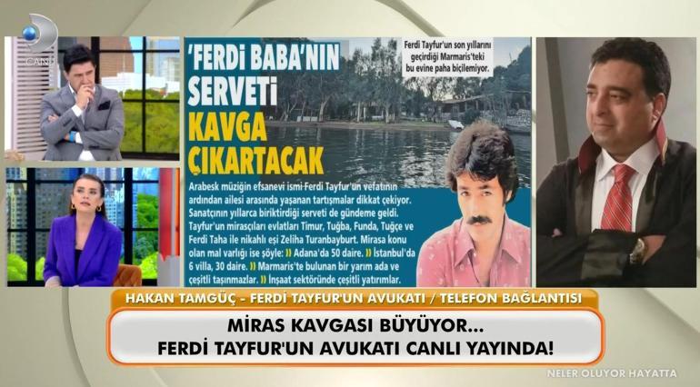 Ferdi Tayfurun avukatı konuştu Yaşarken Necla Nazıra ve Tuğçe Tayfura milyonlar verdi