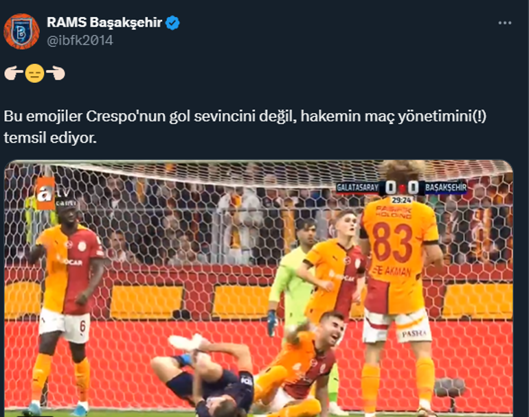 Fenerbahçeden Galatasaray paylaşımı: En mağdur biziz dersiniz