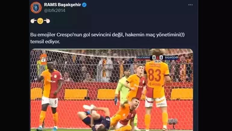 Jose Mourinhodan Galatasaraya hakem göndermesi Crespo umarım iyisindir