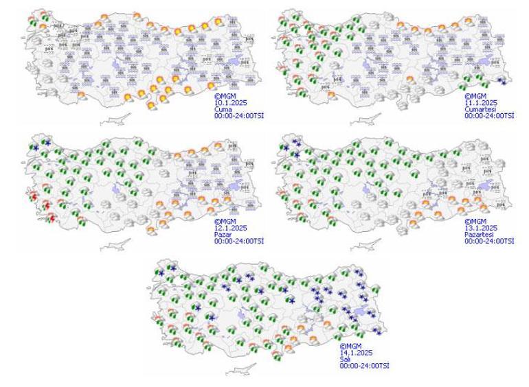 Son dakika… AKOM ile Meteorolojiden peş peşe uyarı Hafta sonu kar geliyor