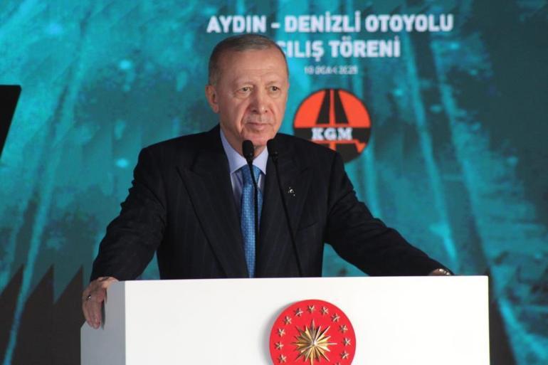 Aydın-Denizli Otoyolu açıldı Erdoğan: 7,4 milyar lira tasarruf olacak