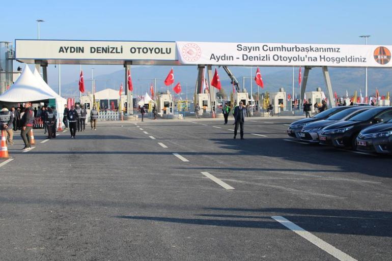 Aydın-Denizli Otoyolu açıldı Erdoğan: 7,4 milyar lira tasarruf olacak