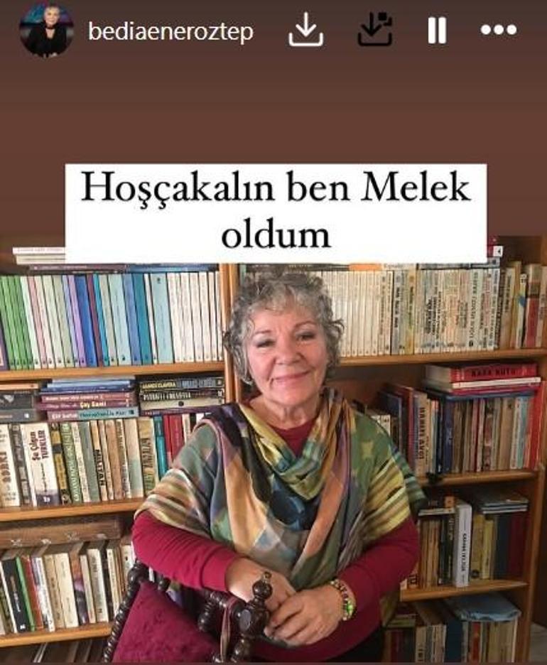 Son dakika... Bedia Ener hayatını kaybetti Hoşçakalın ben melek oldum