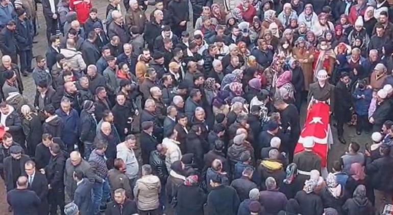 Görevi başında kalp krizi geçiren Uzman çavuş memleketinde son yolculuğuna uğurlandı