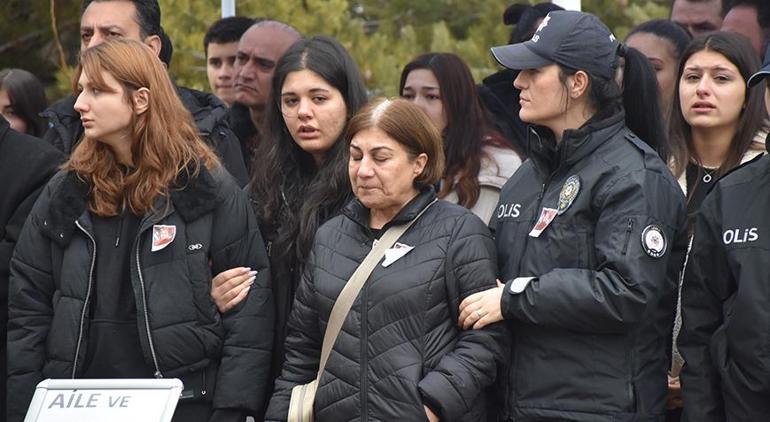 Pıhtı atması sonucu hayatını kaybeden polis memuru için tören düzenlendi