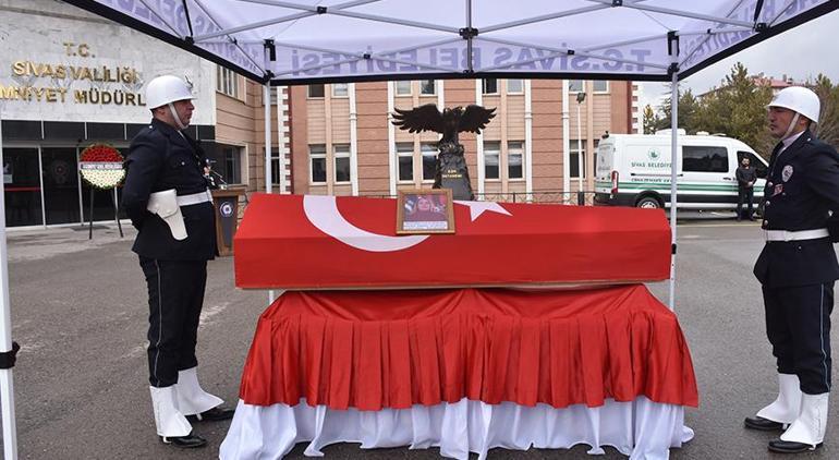 Pıhtı atması sonucu hayatını kaybeden polis memuru için tören düzenlendi