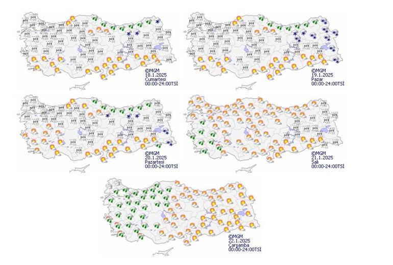 Son dakika: Meteoroloji hava durumu raporu Dikkat: Yeni soğuk hava dalgası geliyor