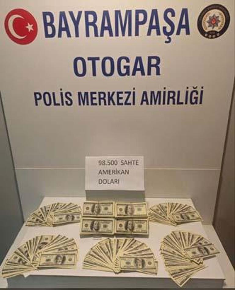 Sahte dolar basan matbaacı Üzerinde sahte 98 bin 500 dolar ele geçirildi