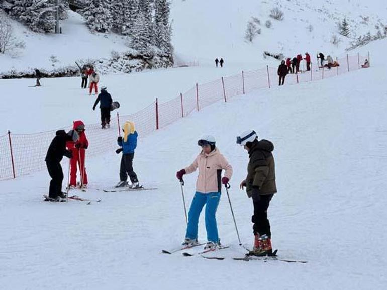 Denize en yakın kayak merkezi Vatandaş akın etti, oteller doldu