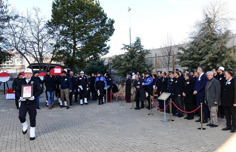 Bingölde vefat eden polis memuru için cenaze töreni düzenlendi