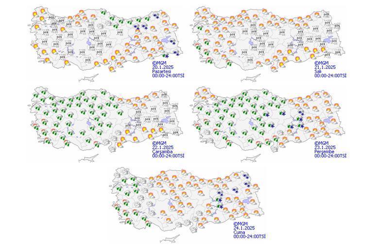 Meteoroloji yeni hava durumu raporu yayımladı İstanbul, Ankara, İzmir dikkat Sağanak yağışlar geri dönüyor