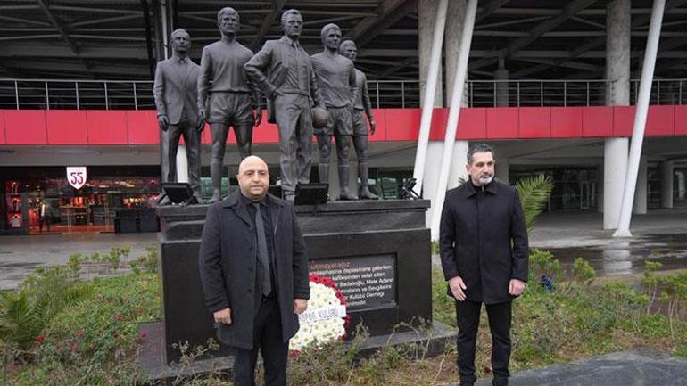 Samsunspor Kulübü kazada vefat eden teknik adam ve futbolcuları andı