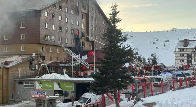 Boluda otelde yangın Siyasilerden taziye mesajı