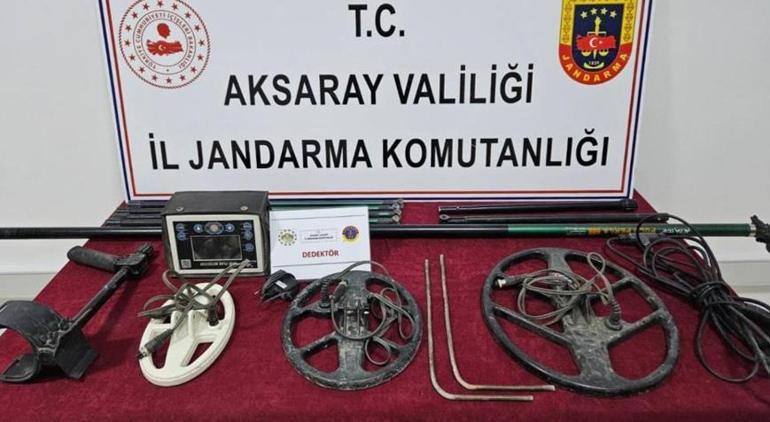 Saman balyalarıyla gizledi Define avcısı 36 metrelik tünelde yakalandı