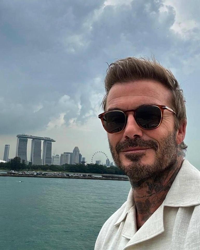 David Beckhamın konuşması törene damga vurdu Annemi aradım, ağlamaya başladı