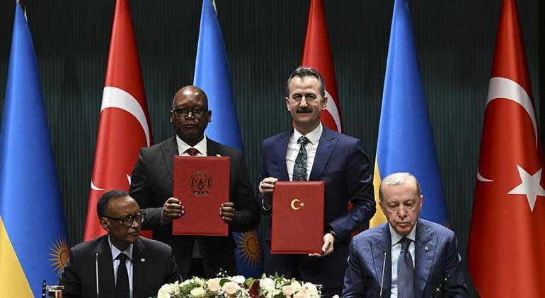 Türkiye ile Ruanda arasında 4 anlaşma imzalandı Erdoğan: Afrikanın istikrarı önem arz ediyor