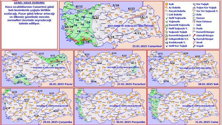 Meteoroloji yarın için saat verdi Kar, sağanak ve sis uyarısı