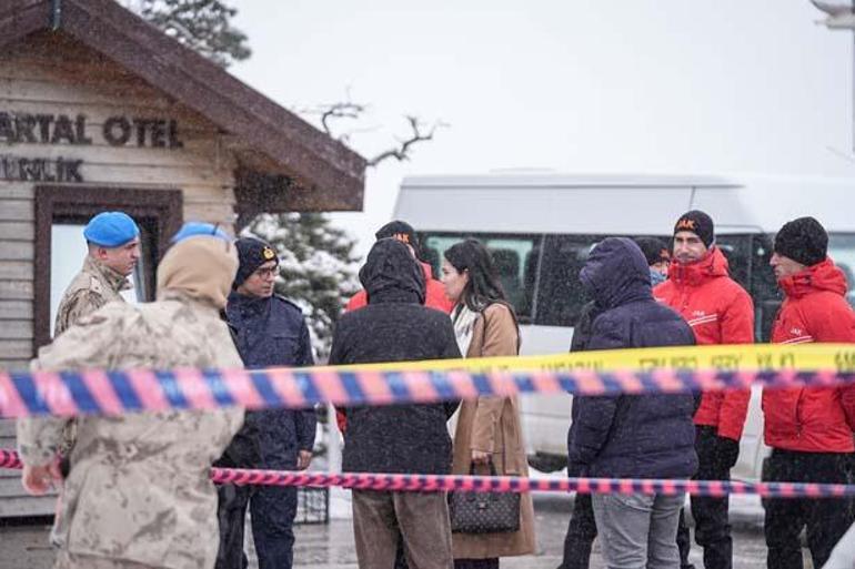 Kartalkayadaki bilirkişi heyeti, oteldeki incelemelerini tamamladı