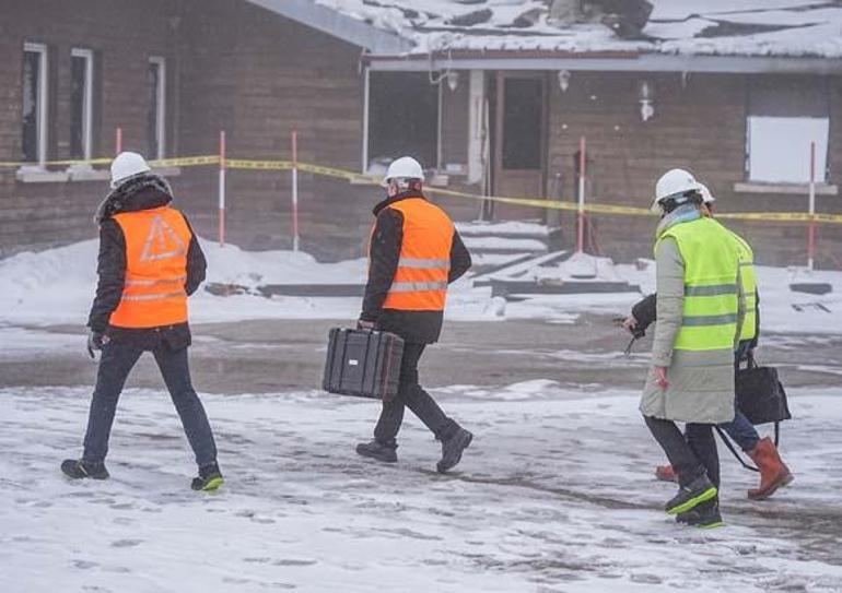 Kartalkayadaki bilirkişi heyeti, oteldeki incelemelerini tamamladı