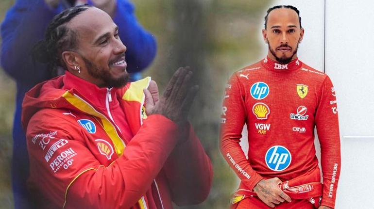 Lewis Hamilton bu kez kırmızılar içerisinde Hayatımın en güzel hislerinden biri