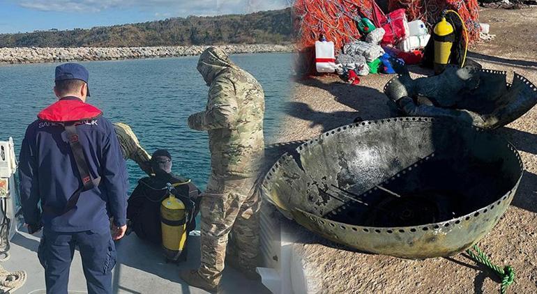 Çanakkalede denizde mayın paniği Kontrollü şekilde imha edildi