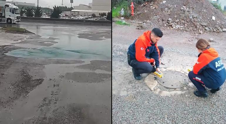 Yalovada rögardan mavi renkli su taşmıştı Valilikten açıklama geldi