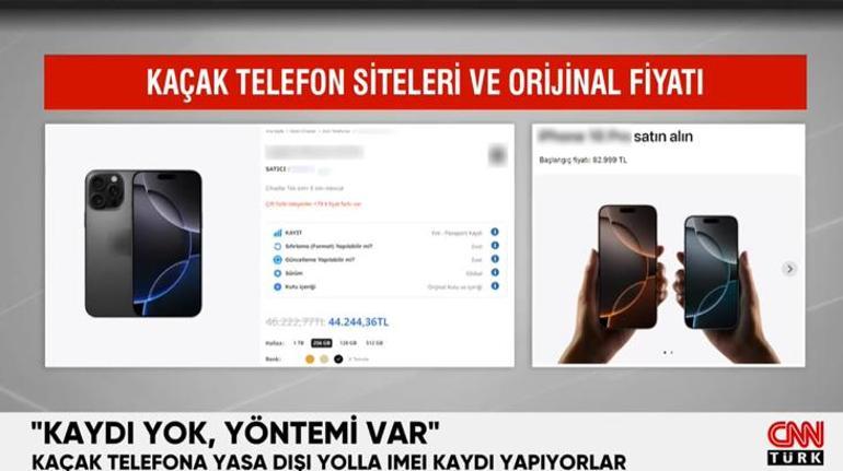 Kaçak telefona yasa dışı kayıt IMEI kaydı 10 bin lira Uzmanlar uyarıyor