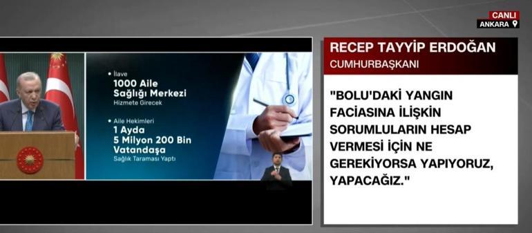 SON DAKİKA | Erdoğan: Acımız da öfkemiz de büyük, Boludaki faciada yanlışı olan kim varsa hesap sorulacak