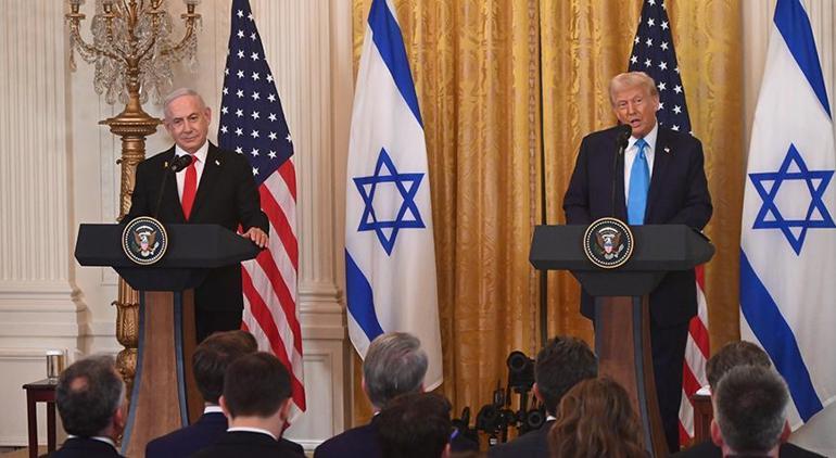 Son dakika: Netanyahu ile birlikte kamera karşısına geçti Trump: ABD, Gazze Şeridini devralacak