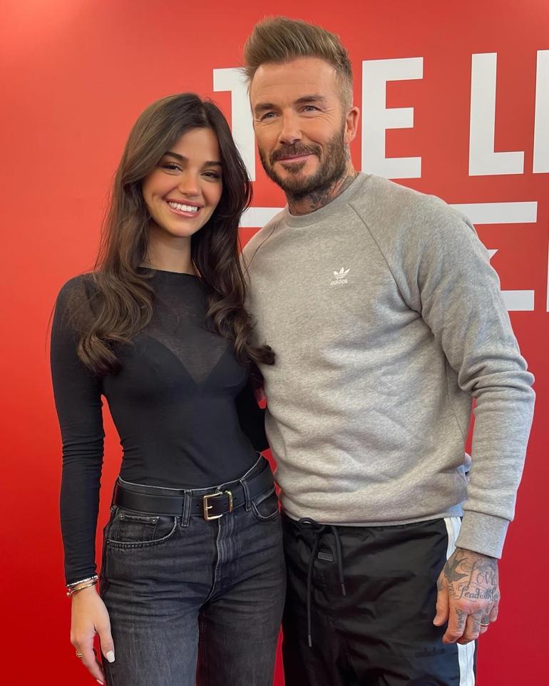 Selin Yağcıoğlu ve David Beckham bir araya geldi Hayatımın unutulmaz anı