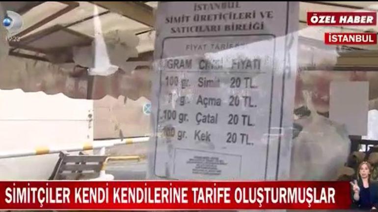 Simitçiler meğer kendi kendilerine tarife oluşturmuş Bakanlık harekete geçti