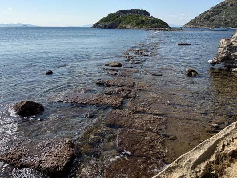 Bodrumda sular çekildi, kral yolu görüldü