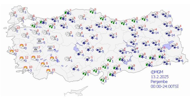 Dikkat Kar alarmı: Meteoroloji ve AKOMdan son dakika açıklaması Buzlanma ve don uyarısı