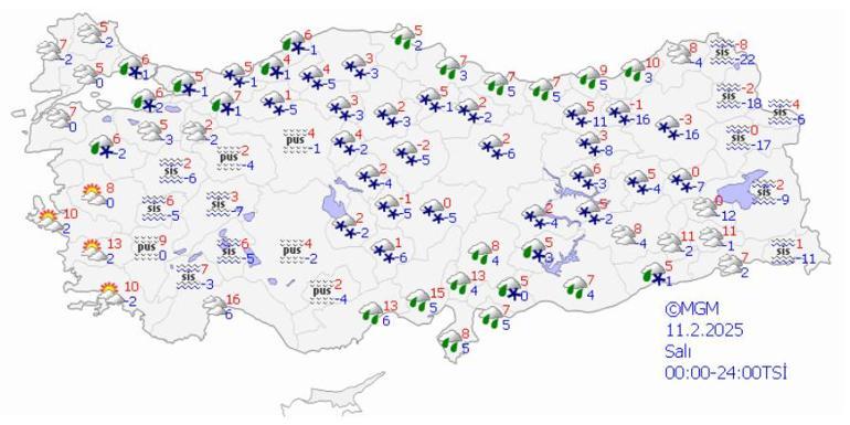 Dikkat Kar alarmı: Meteoroloji ve AKOMdan son dakika açıklaması Buzlanma ve don uyarısı