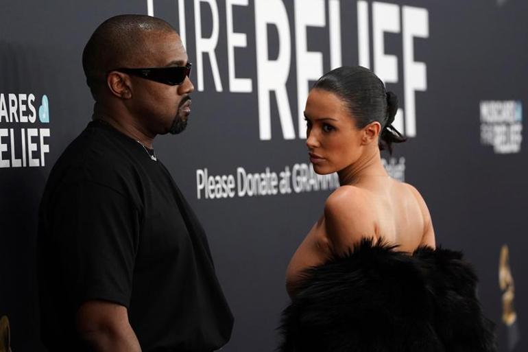 Grammy skandalı boşanma getirdi Kanye West ve Bianca Censori boşanıyor