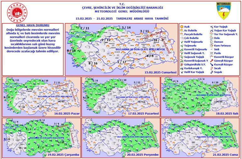 Son dakika... Kar İstanbula geri geliyor Meteoroloji gün gün paylaştı