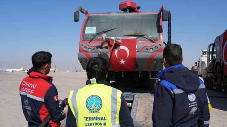 Türkiyeden giden 25 kişilik ekip Suriyede Çalışmalar resmen başladı