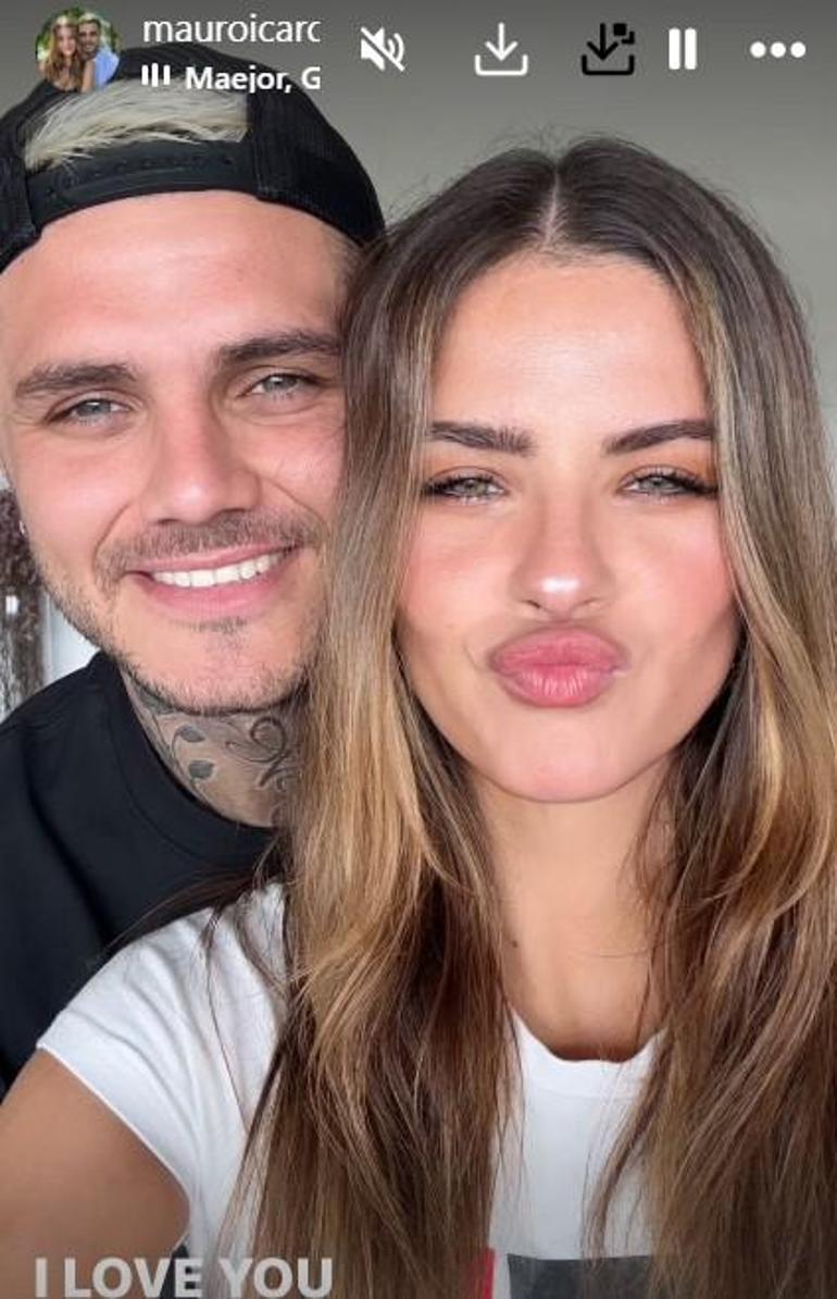 Her gün yeni bir paylaşım Mauro Icardi, China Suarez ile romantik pozunu yayınladı