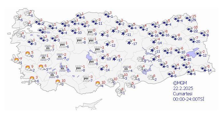 İstanbula kar yağışı geri geliyor AKOM, Bakanlık ve Valilik uyardı