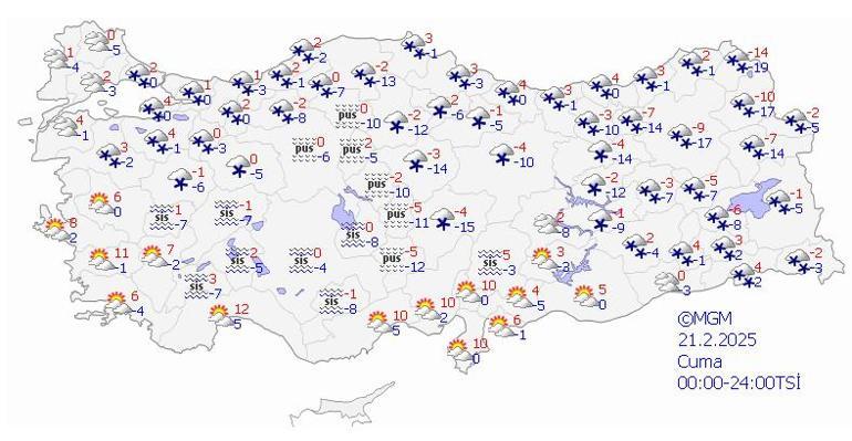 İstanbula kar yağışı geri geliyor AKOM, Bakanlık ve Valilik uyardı