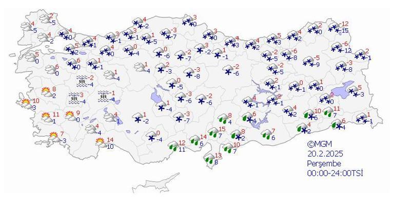 İstanbula kar yağışı geri geliyor AKOM, Bakanlık ve Valilik uyardı