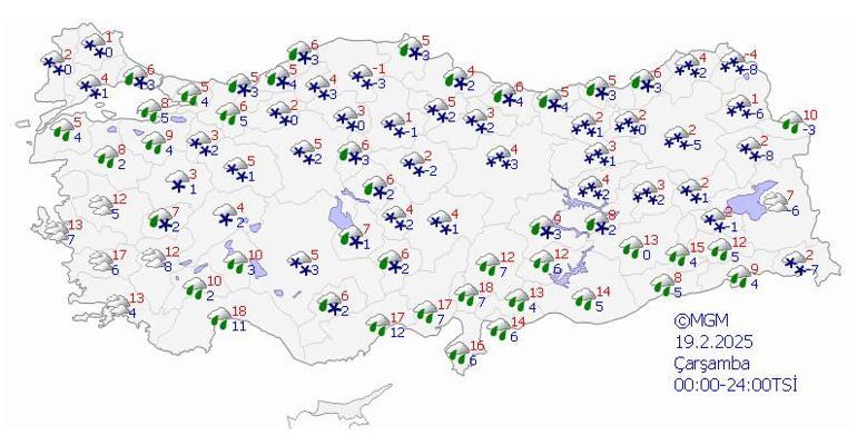 İstanbula kar yağışı geri geliyor AKOM, Bakanlık ve Valilik uyardı