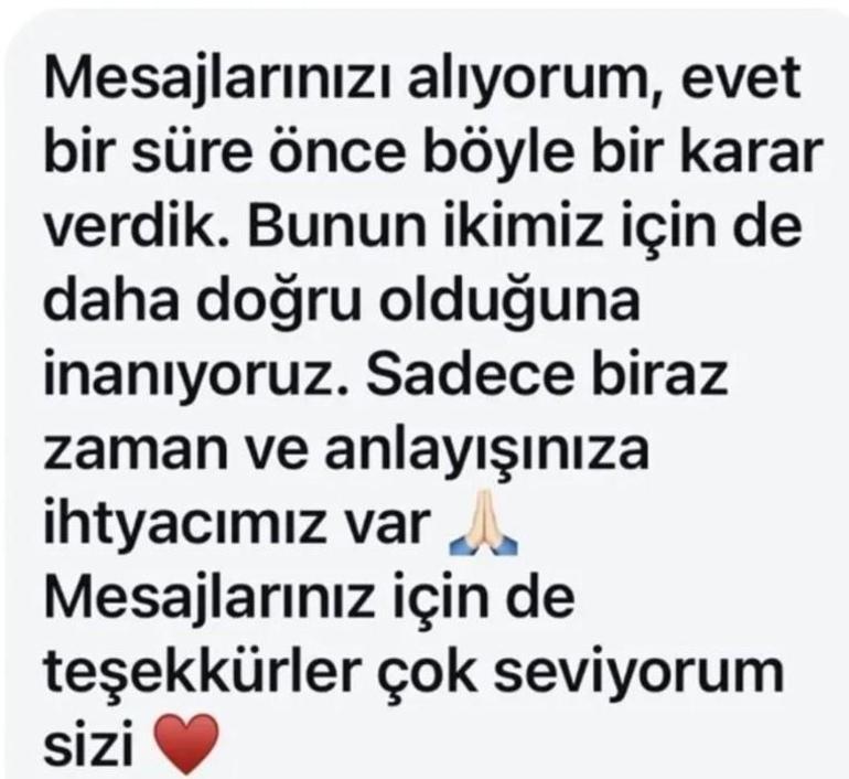 Şükrü Özyıldızın ardından Sibil Çetinkayadan da ayrılık açıklaması geldi