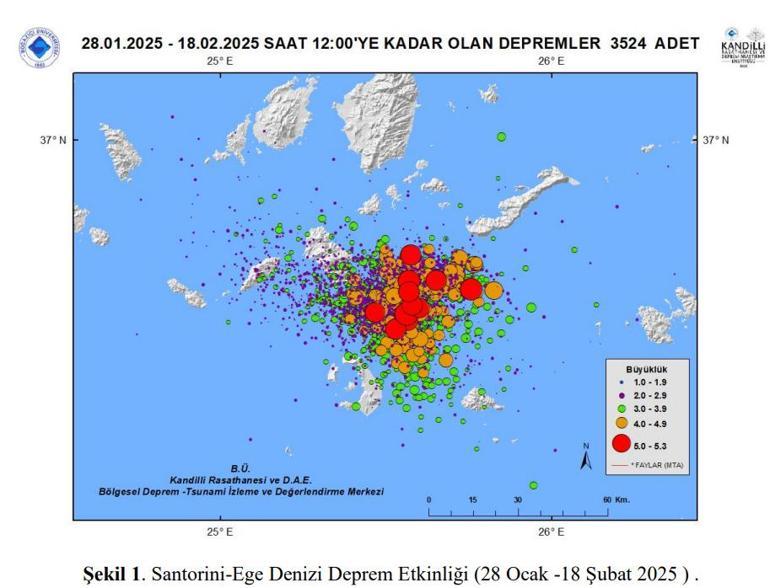 Ege Denizi’ndeki depremlerde son durumu Kandilli paylaştı 3 bini aşkın sarsıntı