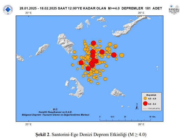 Ege Denizi’ndeki depremlerde son durumu Kandilli paylaştı 3 bini aşkın sarsıntı