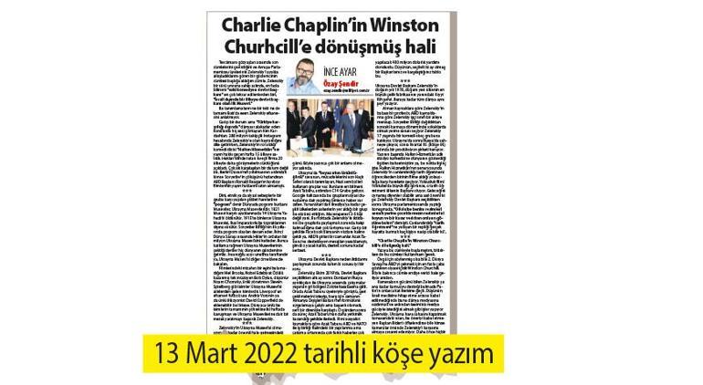 Chaplin, Churchill, acıların çocuğu…