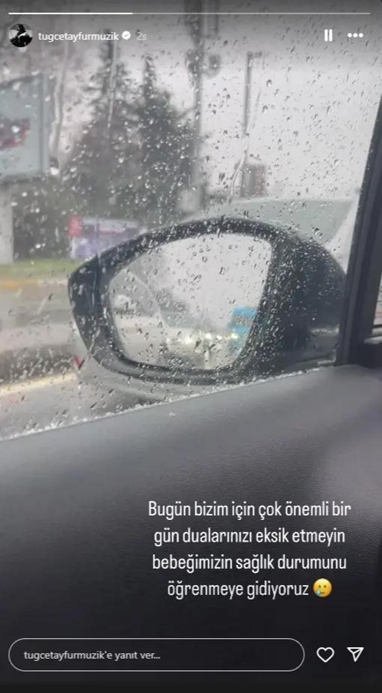 Hamileliğinde zor günler geçiriyor Tuğçe Tayfur takipçilerinden dua istedi