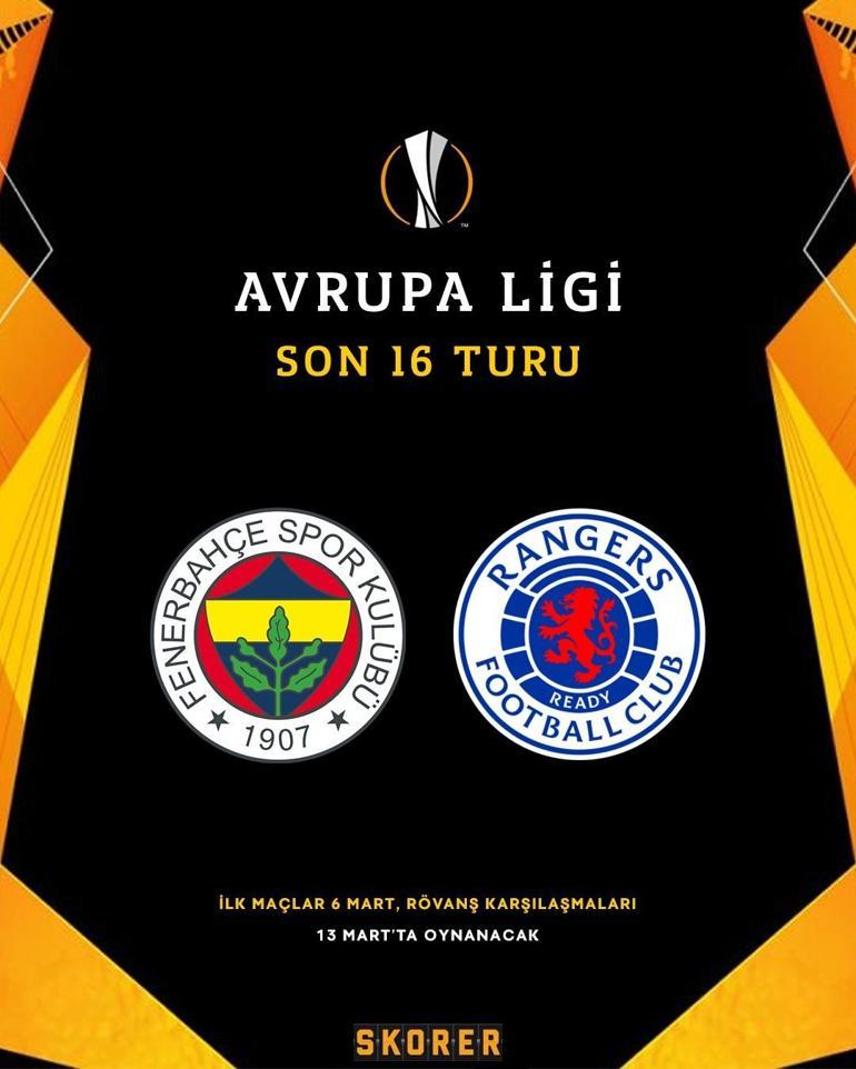 Fenerbahçenin UEFA Avrupa Ligindeki rakibi belli oldu İşte eşleşmeler ve final yolu