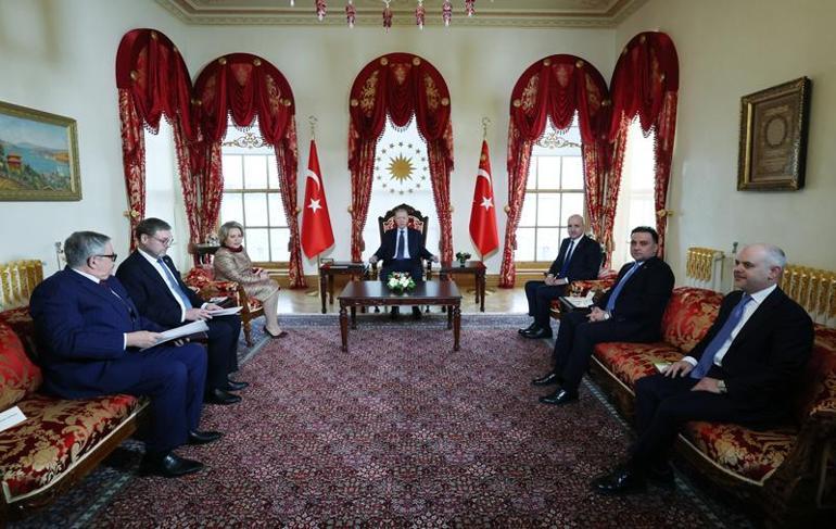 Cumhurbaşkanı Erdoğan, Rusya Federasyon Konseyi Başkanını kabul etti