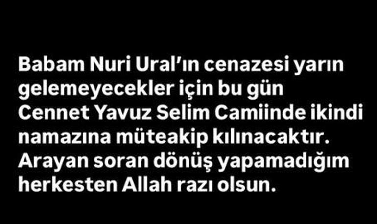 Eski Survivor yarışmacısının acı günü Osman Can Uralın babası hayatını kaybetti